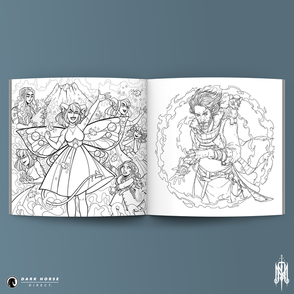 Critical Role: The Mighty Nein Coloring Book TPB