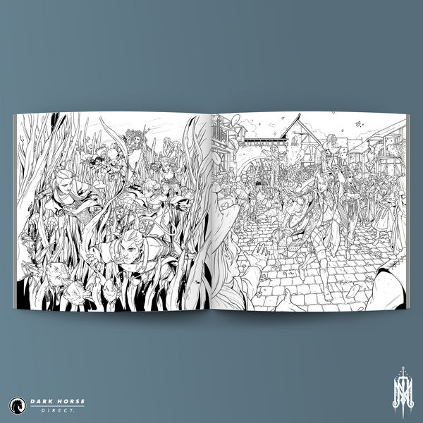 Critical Role: The Mighty Nein Coloring Book TPB