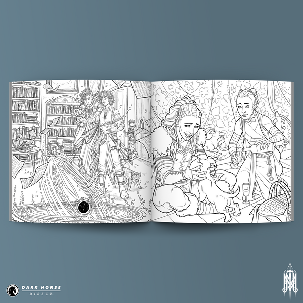 Critical Role: The Mighty Nein Coloring Book TPB