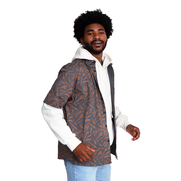 Vox Machina Weapons Button Down Short Sleeve Shirt
