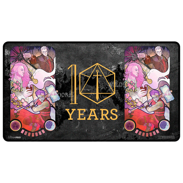 Critical Role 10th Anniversary Stitched Edge Playmat - Taliesin Jaffe