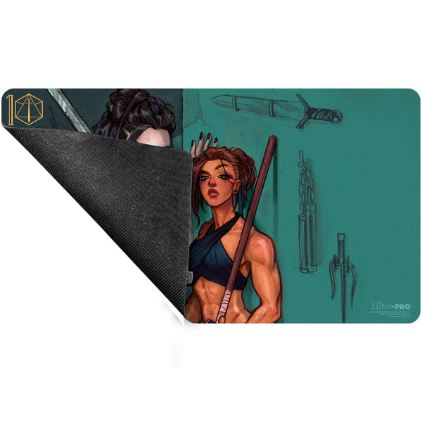Critical Role Pinups - Yasha and Beauregard Playmat
