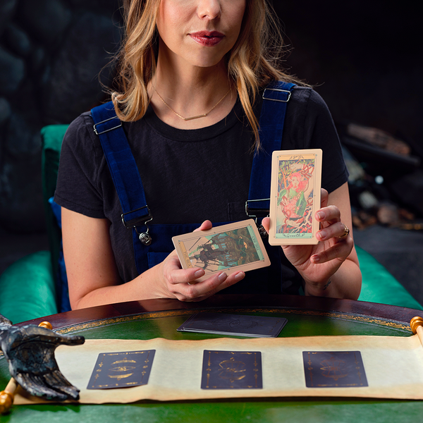 Mollymauk Tealeaf (and Jester Lavorre) Oracle of the Moon Deck