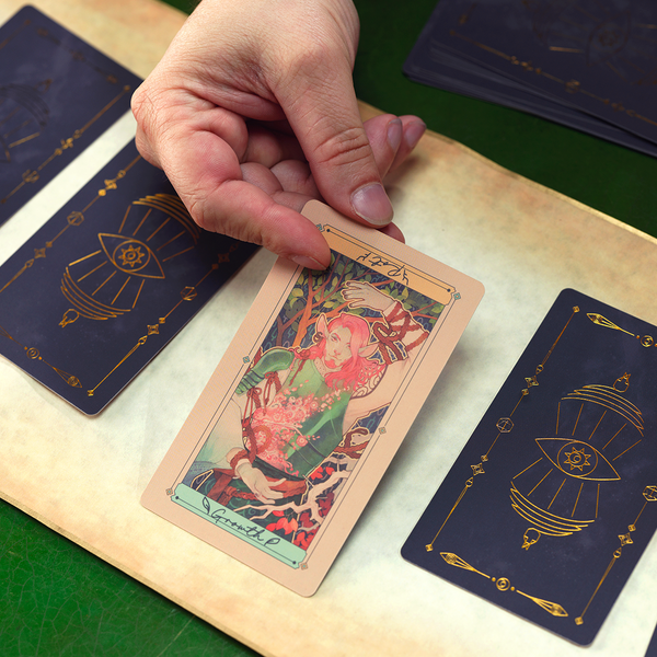 Mollymauk Tealeaf (and Jester Lavorre) Oracle of the Moon Deck