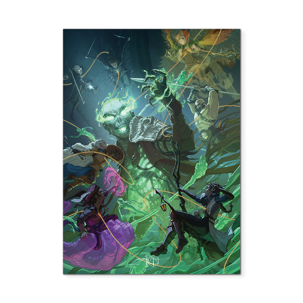 Critical Role 10 Year Anniversary Vox Machina Poster