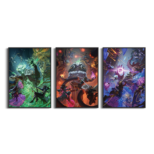 Critical Role 10 Year Anniversary Vox Machina Poster