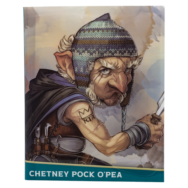 Critical Role Bells Hells Chetney Pock O'Pea RPG Folio with Stickers