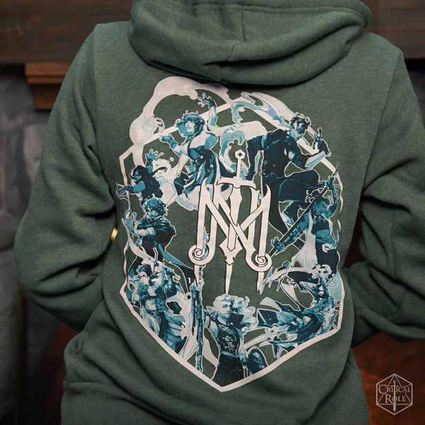 The Mighty Nein 10 Year Anniversary Zip-Up Hoodie