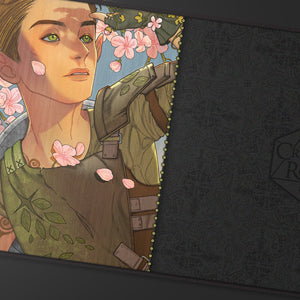 Critical Role: Bells Hells - Portrait Series Orym of the Air Ashari Black-Stitched Playmat for Tabletop Gaming