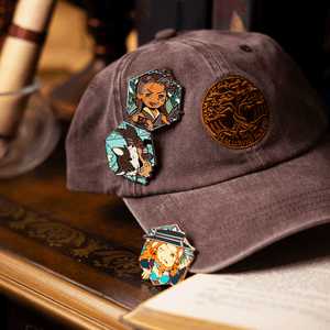 Heroes of Aramán Chibi Pins
