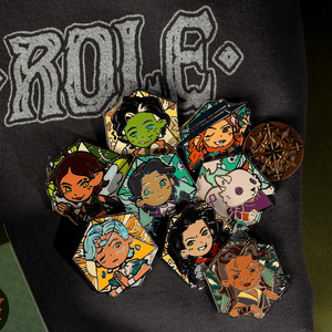 Heroes of Aramán Chibi Pins