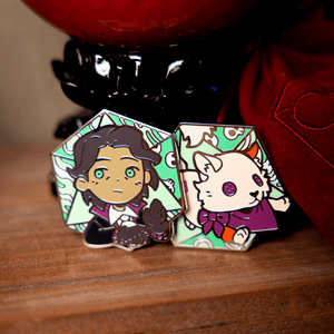 Heroes of Aramán Chibi Pins