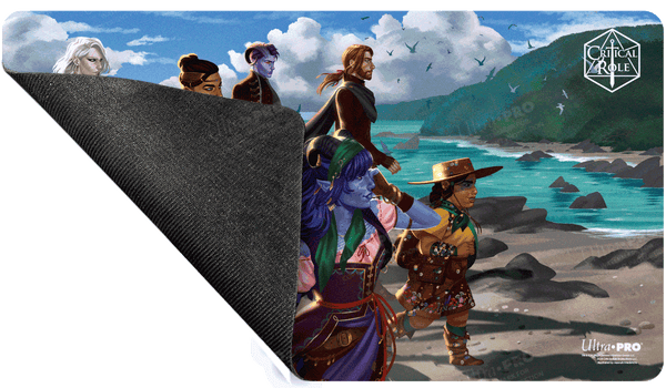 Critical Role PoD Stitched Edge Playmat - Mighty Nein Reunited