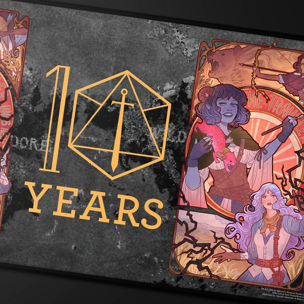 Critical Role 10th Anniversary Stitched Edge Playmat - Laura Bailey