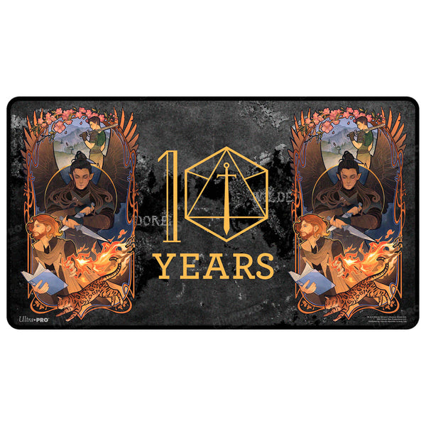 Critical Role 10th Anniversary Stitched Edge Playmat - Liam O'Brien