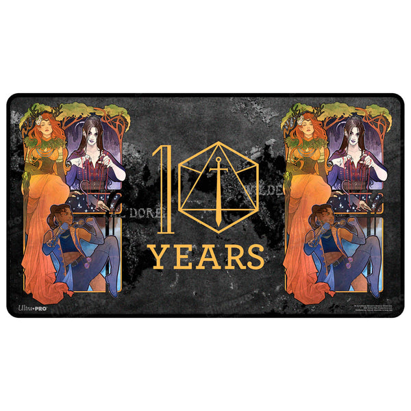 Critical Role 10th Anniversary Stitched Edge Playmat - Marisha Ray