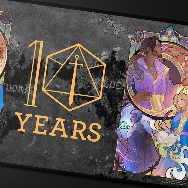 Critical Role 10th Anniversary Stitched Edge Playmat - Matthew Mercer