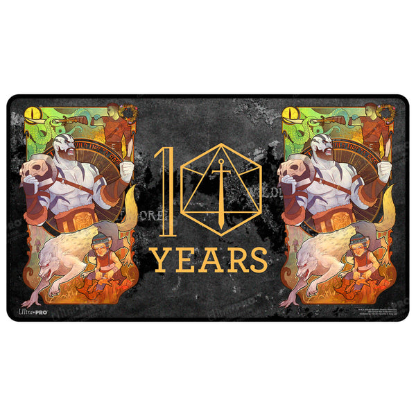 Critical Role 10th Anniversary Stitched Edge Playmat - Travis Willingham