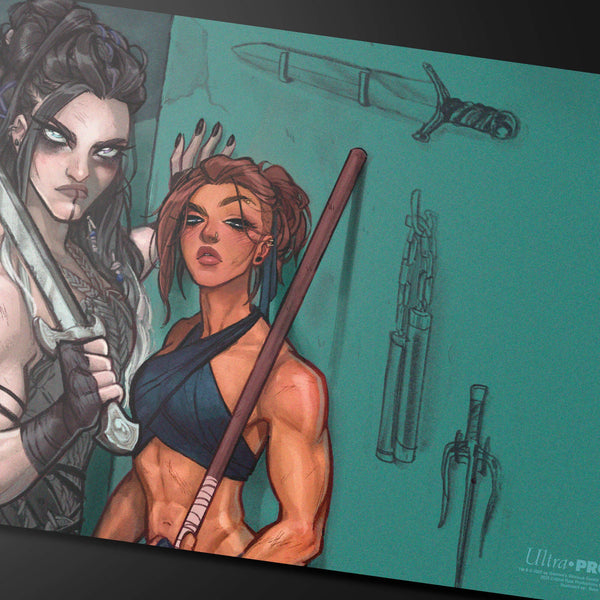 Critical Role Pinups - Yasha and Beauregard Playmat