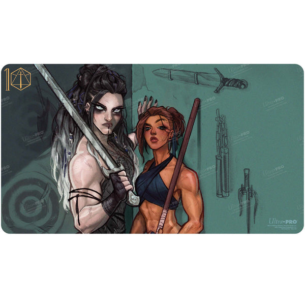 Critical Role Pinups - Yasha and Beauregard Playmat