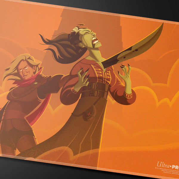 Critical Role Baddies - Is She Your Favorite Stitched Playmat for Tabletop Gaming