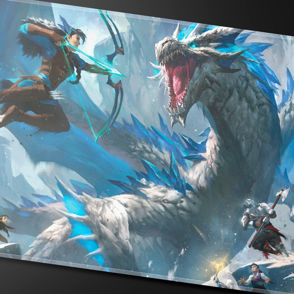 Critical Role Baddies - Vorugal Stitched Playmat for Tabletop Gaming