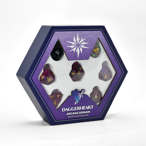 PRE-ORDER || Arcana Domain Multifaceted Daggerheart Dice Set