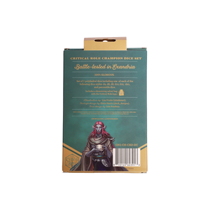 Critical Role Champion Dice Set: Caduceus Clay