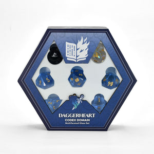 PRE-ORDER || Codex Domain Multifaceted Daggerheart Dice Set