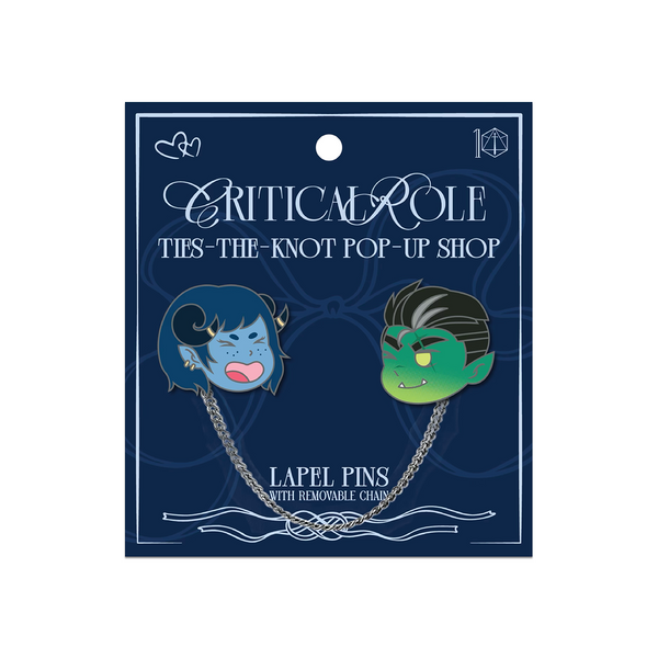 Fjord Stone & Jester Lavorre Lapel Pins