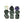 PRE-ORDER || Midnight Domain Multifaceted Daggerheart Dice Set