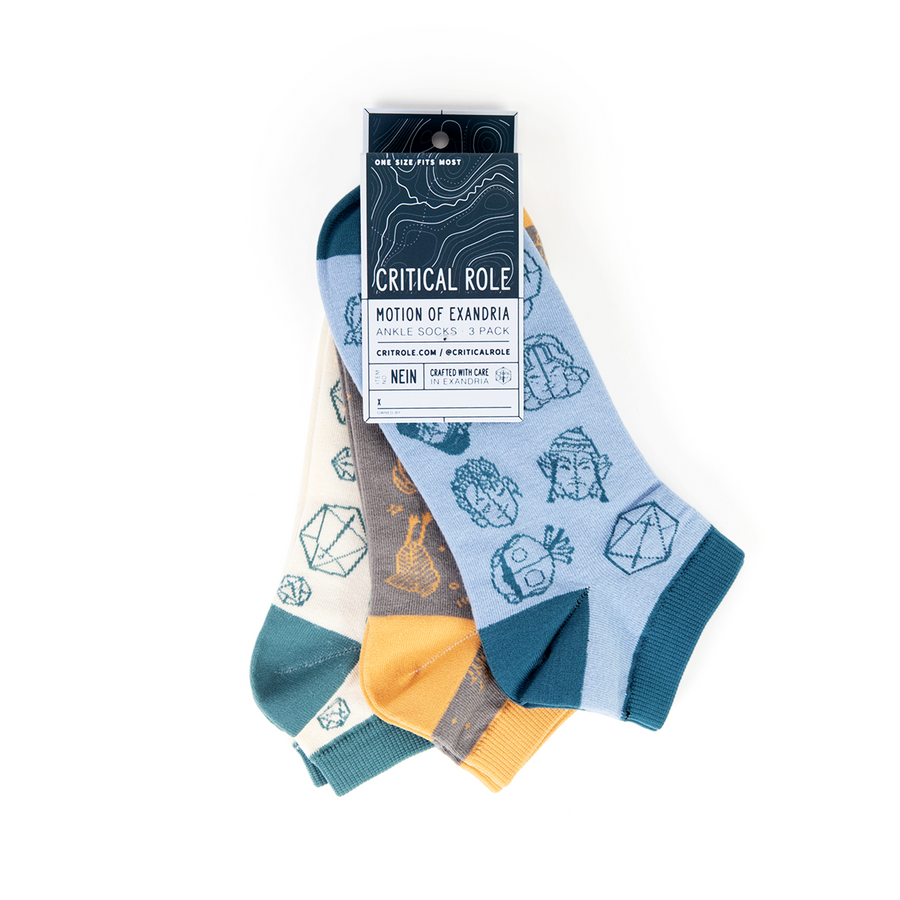 Beauty of Exandria: In Motion - Ankle Socks 3-Pack – Critical Role
