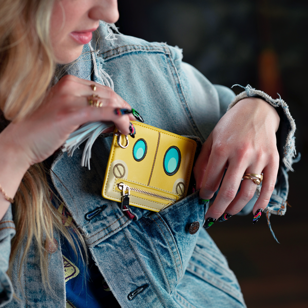 Prada hot sale robot wallet