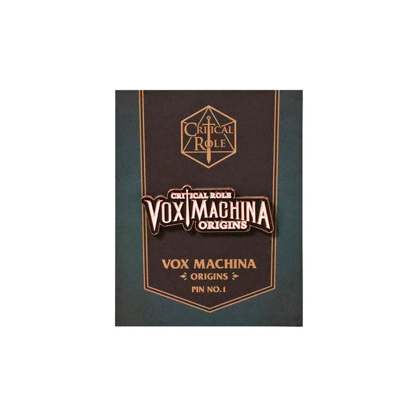 Vox Machina Origins Logo Pin